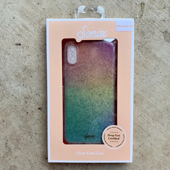 NWT Sonix iPhone Case Rainbow Glitter - X/XS - Picture 4 of 5